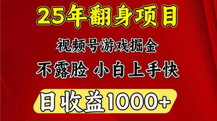 图片[1]-一天收益1000+ 25年开年落地好项目