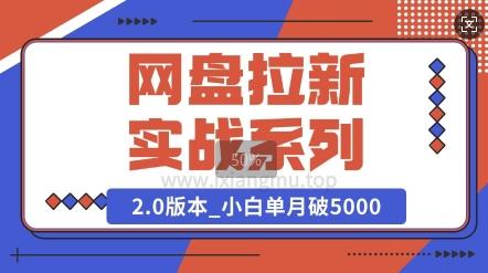 图片[1]-网盘拉新实战系列_选对方向_小白单月破5K(v2.0版教程)