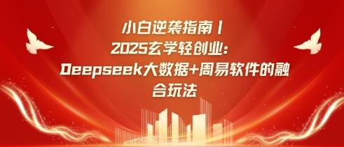 图片[1]-小白逆袭指南，2025玄学轻创业：Deepseek大数据+周易算法的融合玩法