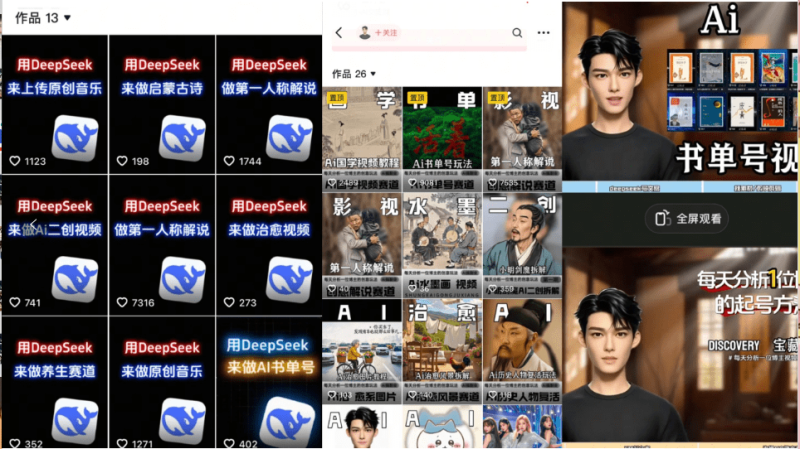 图片[1]-（14284期）Deep seek项目拆解+卡通数字人25年4月新玩法日引200+创业粉十分钟一条…