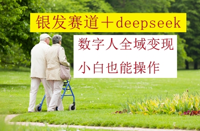 图片[1]-银发赛道+deepseek数字人全域变现，小白也能操作
