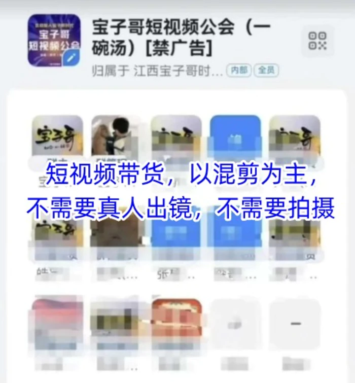 图片[1]-宝子哥头部团队短视频带货，以混剪为主，不需要真人出镜，不需要拍摄