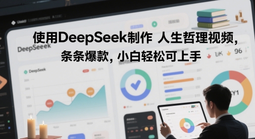 使用DeepSeek制作人生哲理视频,条条爆款,小白轻松可上手