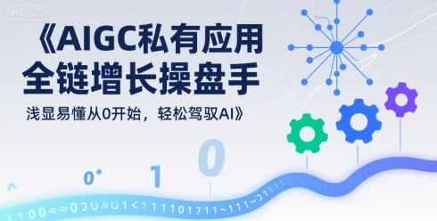 图片[1]-AIGC私有化应用全链增长操盘手，浅显易懂从0开始，轻松驾驭AI