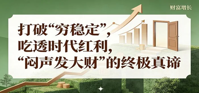 公众号付费文章《打破 “穷稳定”，吃透时代红利，“闷声发大财”的终极真谛》