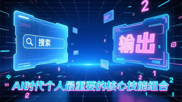 付费文章：AI时代个人最重要的核心技能组合：“输出能力”和“搜索能力”