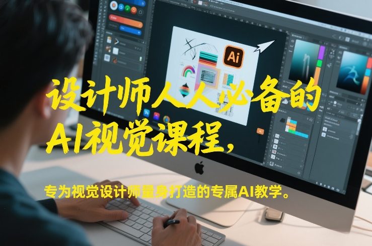 设计师人人必备的AI视觉课程,专为视觉设计师量身打造的专属AI教学