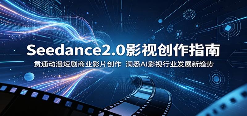 Seedance2.0影视创作指南：贯通动漫短剧商业影片创作，洞悉AI影视行业发展新趋势